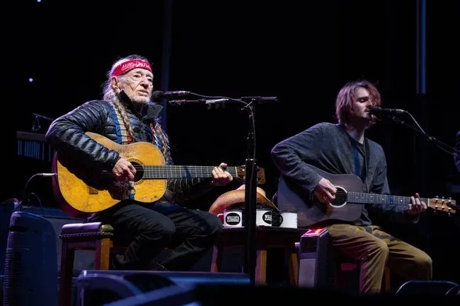 Willie Nelson and family close out Luck Reunion on March 17, 2023 in Luck, Texas.