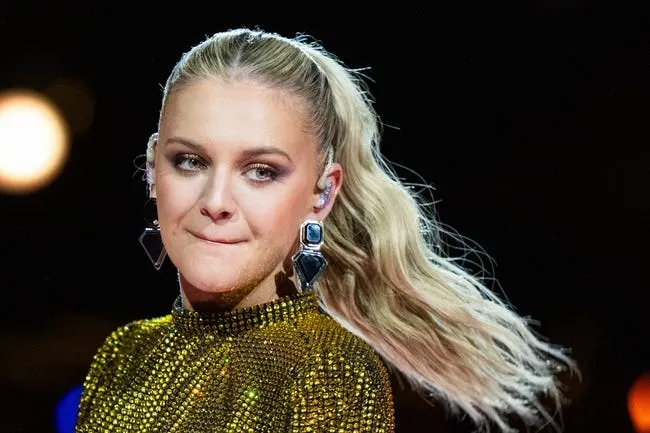 Kelsea Ballerini performs at the CMT Awards concert in front of the University of Texas Tower on Wednesday, April 3, 2024.