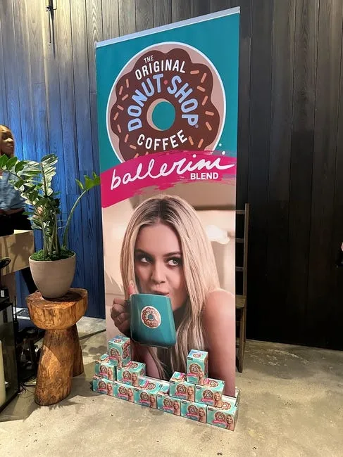 Kelsea Ballerini hosted a CMA Fest brunch to introduce her new Donut Shop Ballerini Blend coffee.