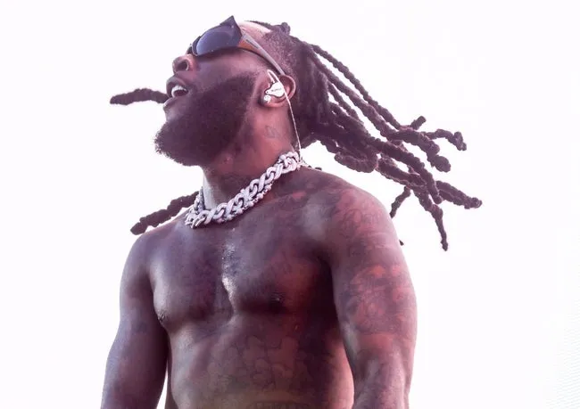 Burna Boy performs on the Coachella Stage at the Coachella Valley Music and Arts Festival in Indio, Calif., Friday, April 14, 2023.

Coachella Friday Week One 38