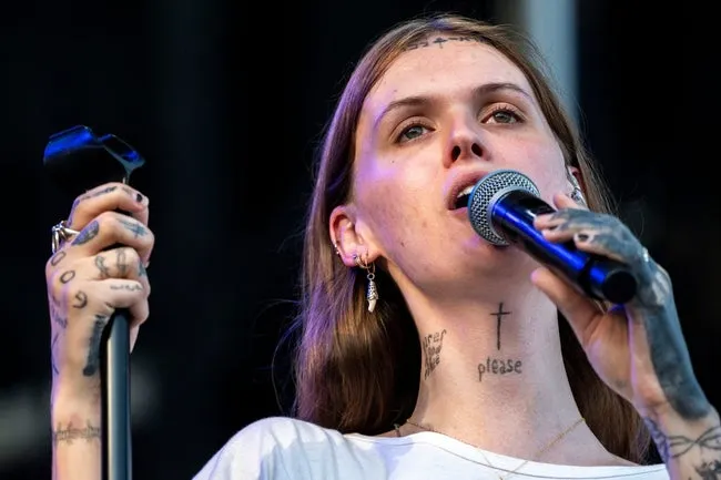 Ethel Cain performs during Hinterland Music Festival on Sunday, Aug. 4, 2024 in St. Charles.