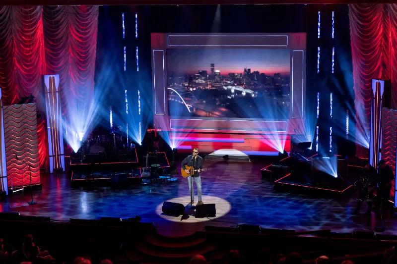 Eric Church performs during the 17th Academy of Country Music Honors at the Ryman Auditorium in Nashville, Tenn., Wednesday, Aug. 21, 2024.