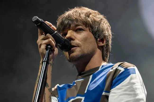 Louis Tomlinson performs Wednesday, June 7, 2023 at TCU Amphitheater during his Faith In The Future Tour show in Indianapolis.