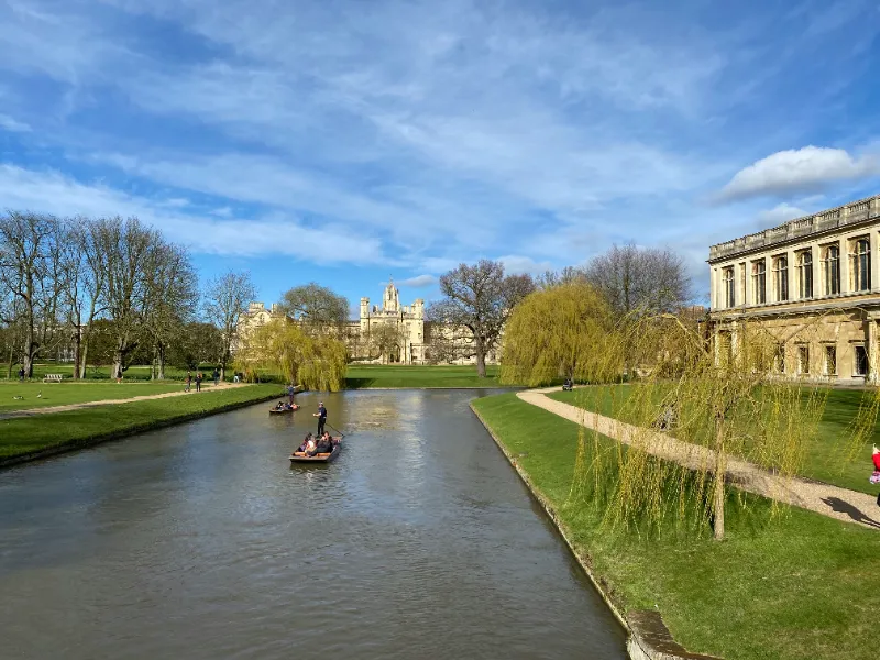 Overlooking Trinity College, Cambridge