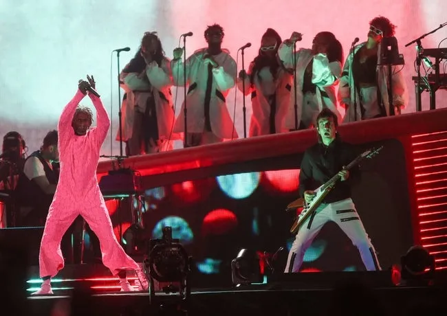 Gorillaz perform on the Coachella Stage at the Coachella Valley Music and Arts Festival in Indio, Calif., Friday, April 14, 2023.
Coachella Friday Week One 49