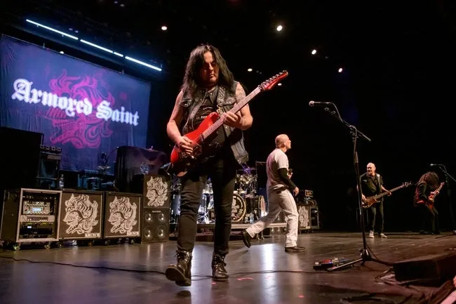 Guitarist Jeff Duncan and the rest of heavy metal rockers Armored Saint perform Wednesday, April 10, 2024 at the Peoria Civic Center Theater.