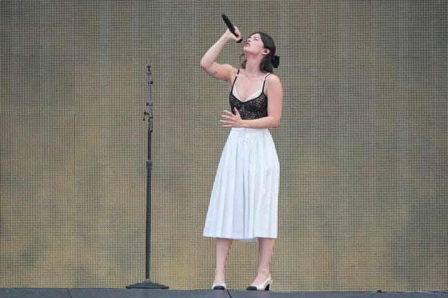Gracie Abrams opens for Taylor Swift during the first night of the Cincinnati stop of the Eras Tour at Paycor Stadium in downtown Cincinnati on Friday, June 30, 2023.